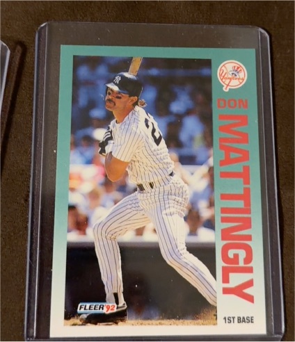 1992 Fleer #237 Don Mattingly — front