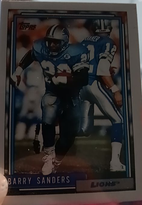 1992 Topps #300 Barry Sanders — front