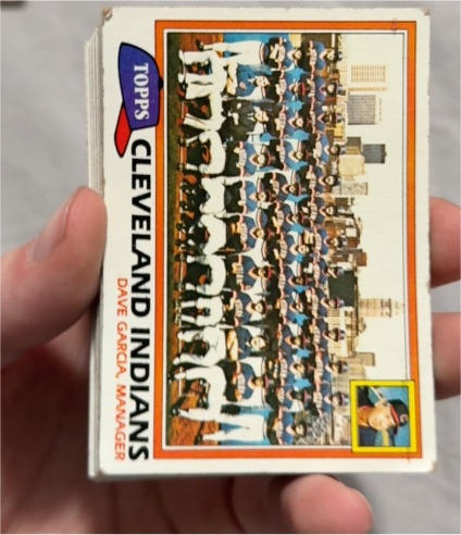 1981 Topps #665 Dave Garcia Cleveland Indians — front