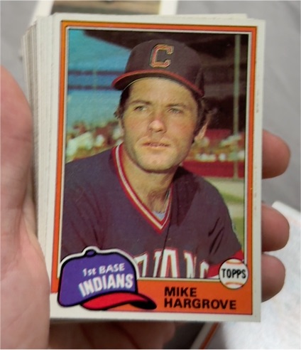 1981 Topps #74 Mike Hargrove — front