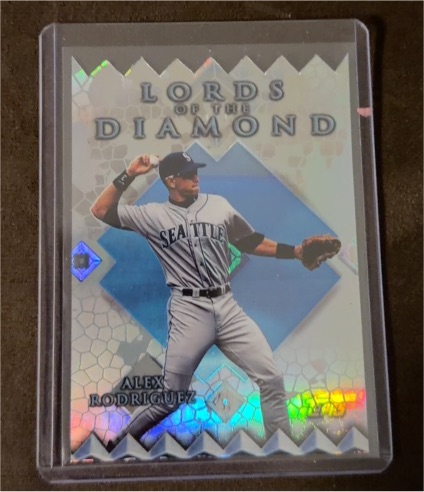 1999 Topps Chrome #LD7 Alex Rodriguez Lords of the Diamond — front