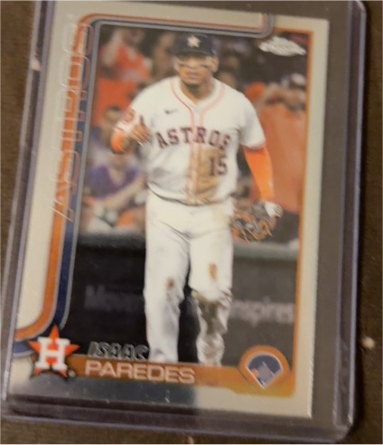 2025 Topps Update #US195 Isaac Paredes — front