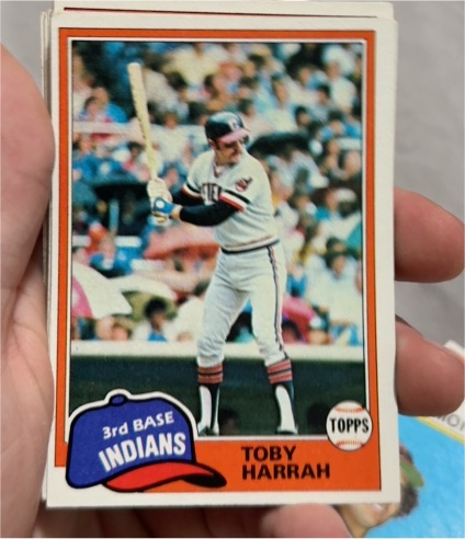 1981 Topps #721 Toby Harrah — front
