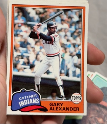 1981 Topps #416 Gary Alexander — front
