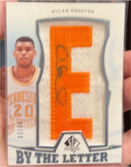 2013-14 SP Authentic By the Letter #BL-AH Allan Houston — front