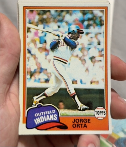1981 Topps #222 Jorge Orta — front