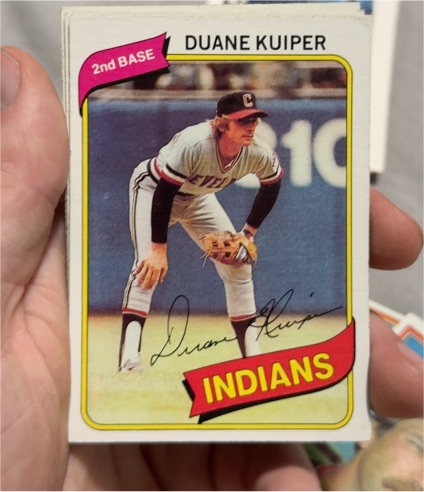 1980 Topps #429 Duane Kuiper — front