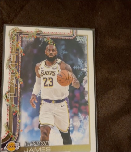 2025-26 Topps Holiday #H119 LeBron James — front