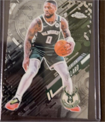 2025-26 Topps Chrome #GT-10 Damian Lillard Go Time — front