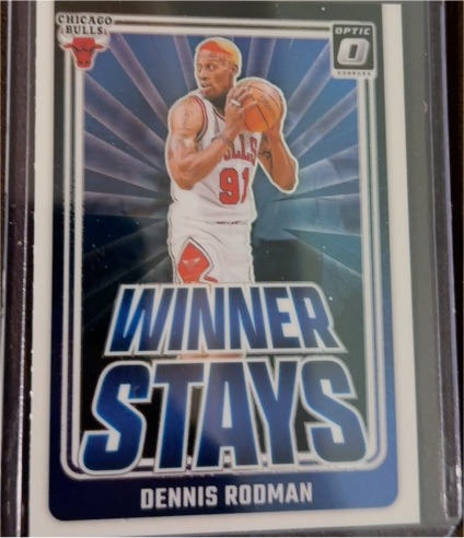 2024-25 Panini Donruss Optic #16 Dennis Rodman Winner Stays — front