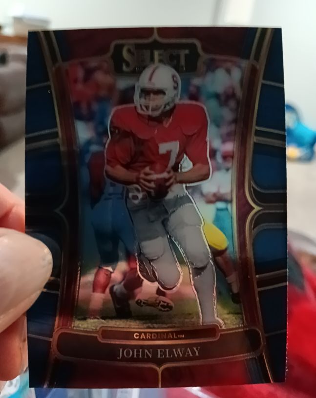 2023 Panini Select Draft Picks #97 John Elway Stanford Cardinal — front