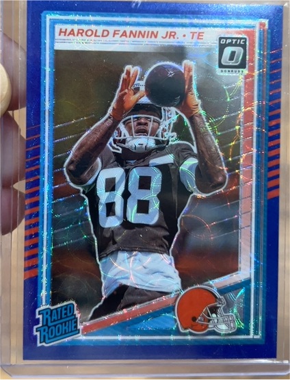 2025 Donruss Optic Preview #373 Harold Fannin Jr. — front