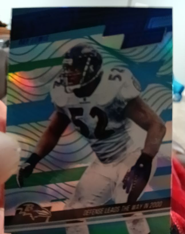 2019 Panini Prestige Banner Season Ray Lewis Baltimore Ravens — front
