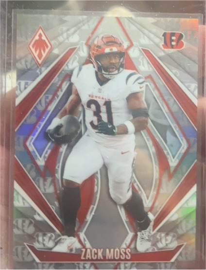 2024 Panini Phoenix #148 Zack Moss — front