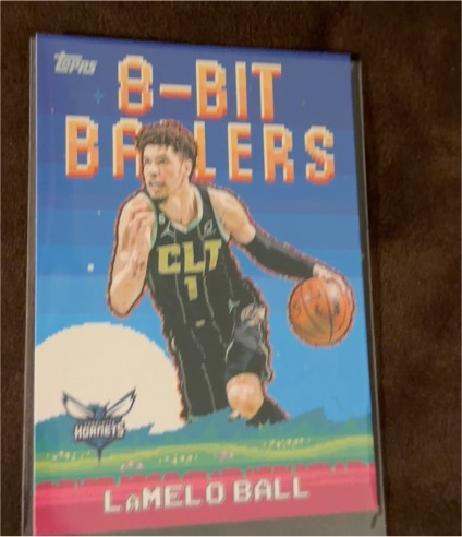 2025-26 Topps Basketball #8B-17 LaMelo Ball 8-Bit Ballers Charlotte Hornets — front