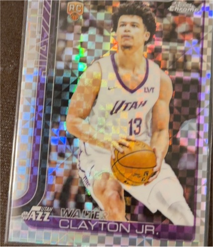 2025-26 Topps Chrome #268 Walter Clayton Jr. — front