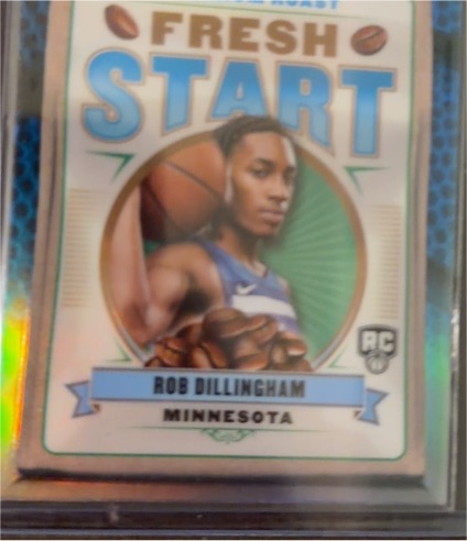 2024-25 Topps Chrome Fresh Start #FS-6 Rob Dillingham — front
