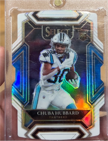 2021 Panini Select #276 Chuba Hubbard — front