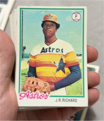 1978 Topps #470 J.R. Richard — front