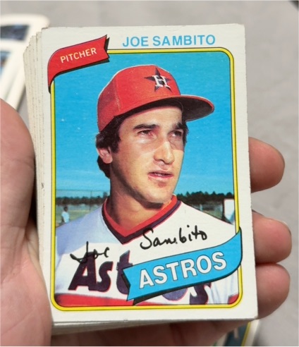 1980 Topps #571 Joe Sambito — front