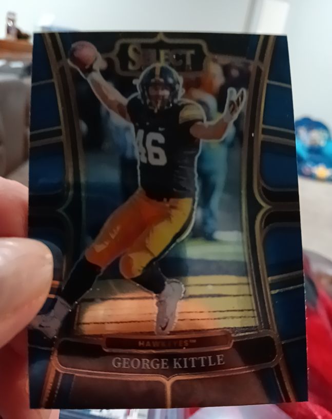 2023 Panini Select Draft Picks Concourse George Kittle — front