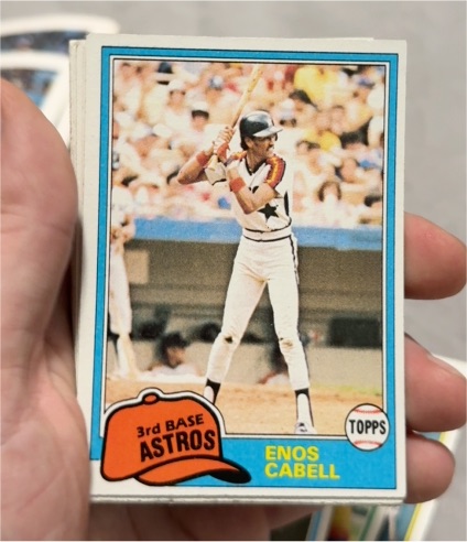 1981 Topps #45 Enos Cabell — front