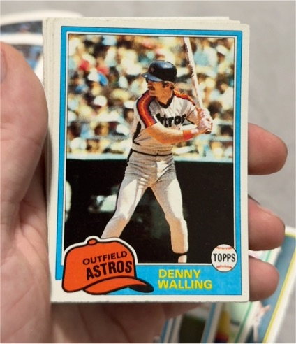 1981 Topps #439 Denny Walling — front