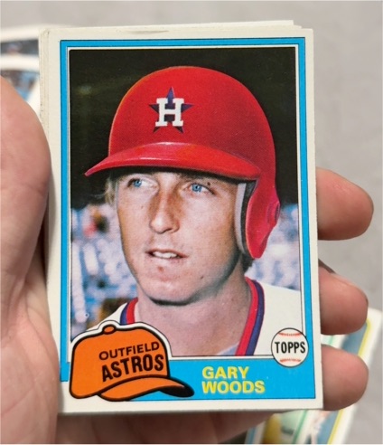 1981 Topps #172 Gary Woods — front