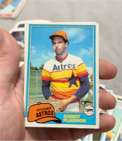 1981 Topps #491 Gordy Pladson — front