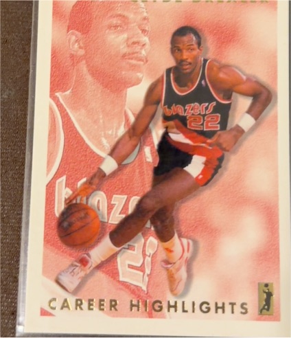 1993-94 Fleer #6 Clyde Drexler Career Highlights — front