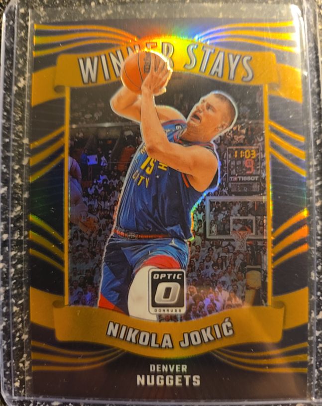 2023-24 Donruss Optic #6 Nikola Jokic Winner Stays — front