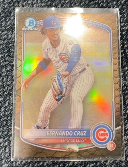 2025 Bowman Chrome Prospects #BCP-110 Fernando Cruz — front