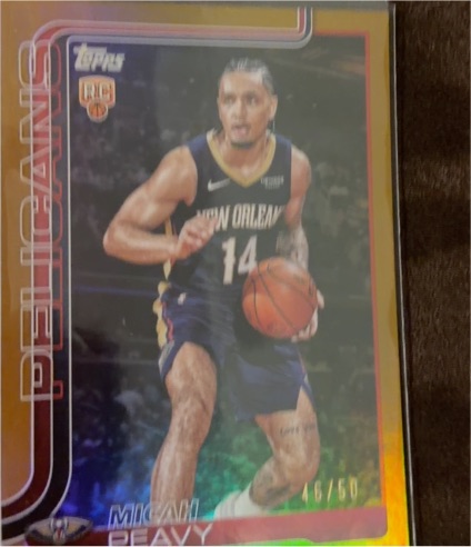 2025-26 Topps #241 Micah Peavy — front