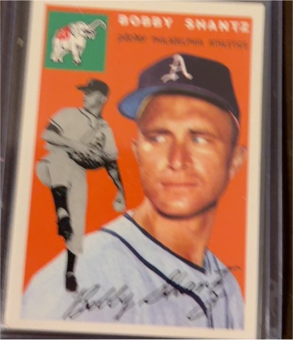 1954 Topps #21 Bobby Shantz — front