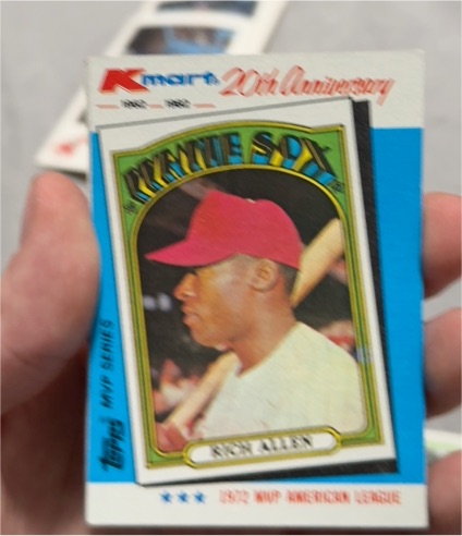 1982 Topps Kmart 20th Anniversary #21 Richie Allen — front