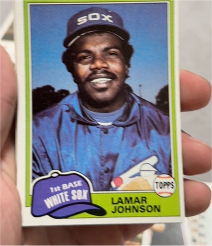 1981 Topps #589 Lamar Johnson — front