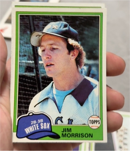 1981 Topps #323 Jim Morrison — front