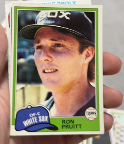 1981 Topps #442 Ron Pruitt — front