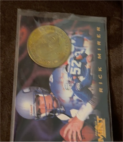 1996 Pinnacle Mint Collection # Rick Mirer — front