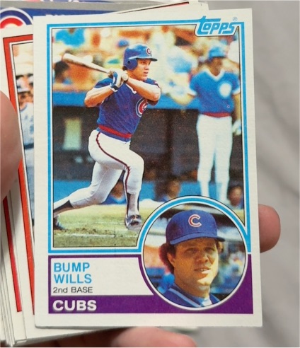 1983 Topps #643 Bump Wills — front