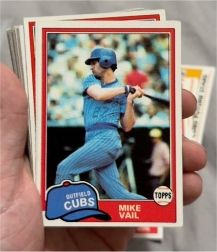 1981 Topps #471 Mike Vail — front