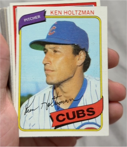 1980 Topps #298 Ken Holtzman — front
