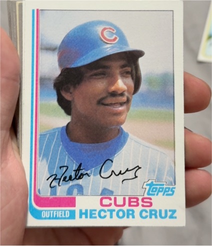 1982 Topps #663 Hector Cruz — front