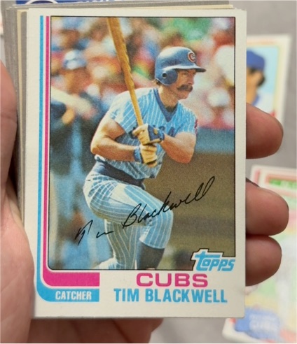 1982 Topps #374 Tim Blackwell — front