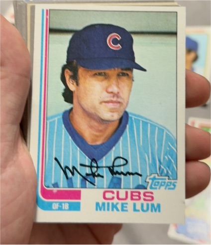 1982 Topps #732 Mike Lum — front