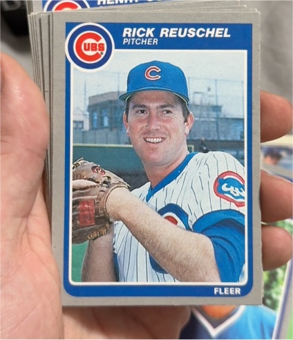 1985 Fleer #63 Rick Reuschel — front