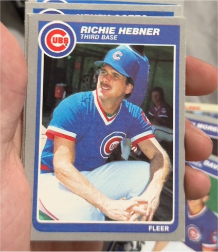 1985 Fleer #59 Richie Hebner — front
