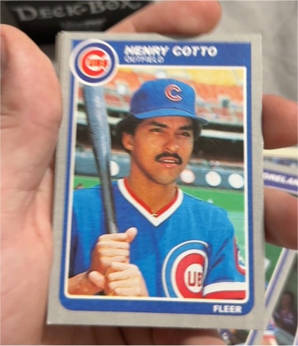1985 Fleer #53 Henry Cotto — front