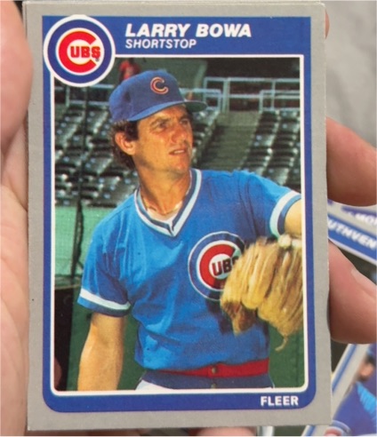 1985 Fleer #50 Larry Bowa — front