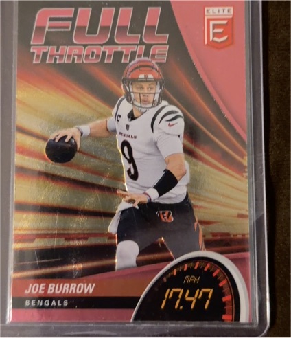 2022 Panini Donruss Elite Full Throttle #FT16 Joe Burrow — front